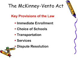 McKinney-Vento Act Key Provisions